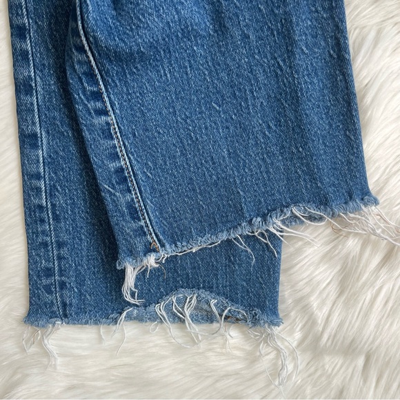 Levi's 501 Medium Wash Ankle Jeans Size 29 - Picture 9 of 9